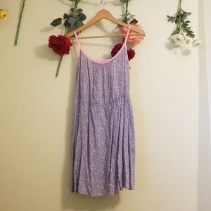 Floral Cage Back Dress